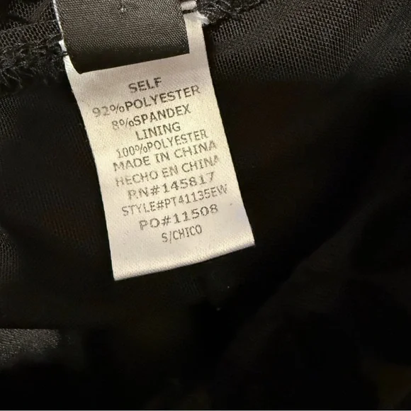 Windsor Womens Long-Sleeve Black Velvet Bustier Crop Top, Size Small - Picture 10 of 12